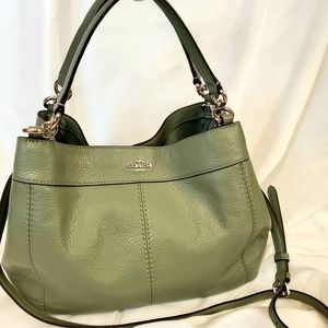 Coach Pebbled Leather Small Lexy Shoulder Bag